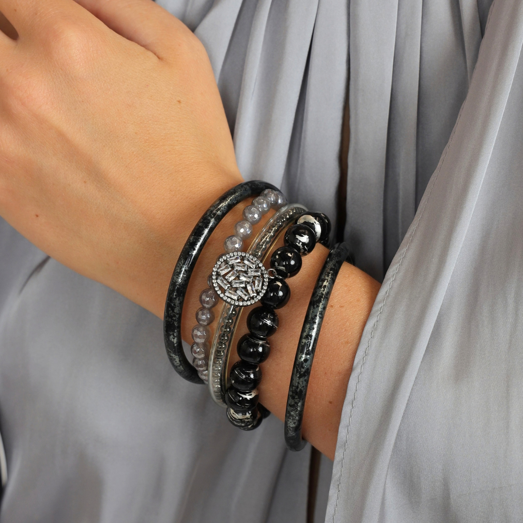 a person wearing bracelets