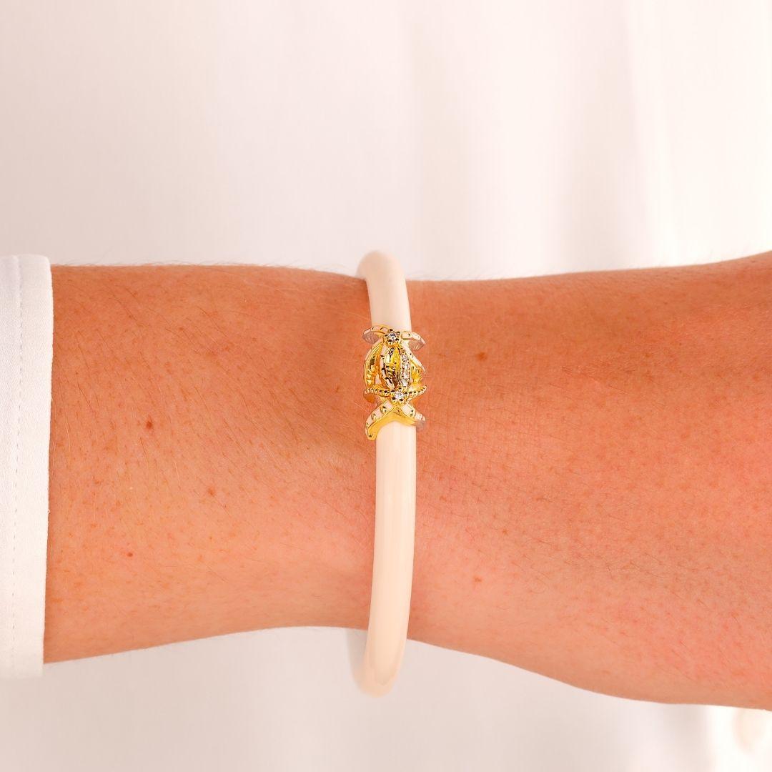 Fauna Starfish All Weather Bangle® (AWB®) - Ivory
