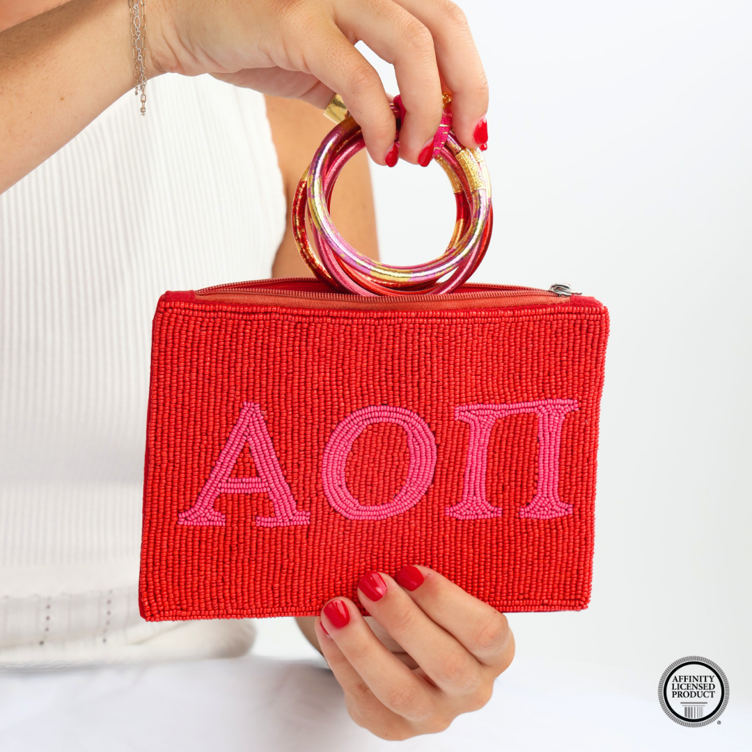 Alpha Omicron Sorority Bangle Bracelet Stack | BuDhaGirl