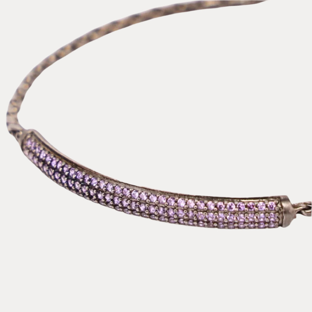 Amethyst Brad Birthstone Bracelet For Men | BuDhaHomme by BuDhaGirl