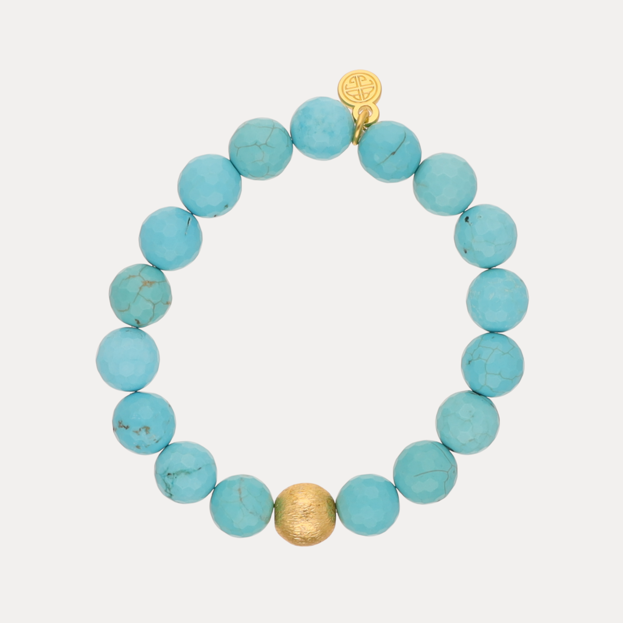 Blue Sky Beaded Bracelet