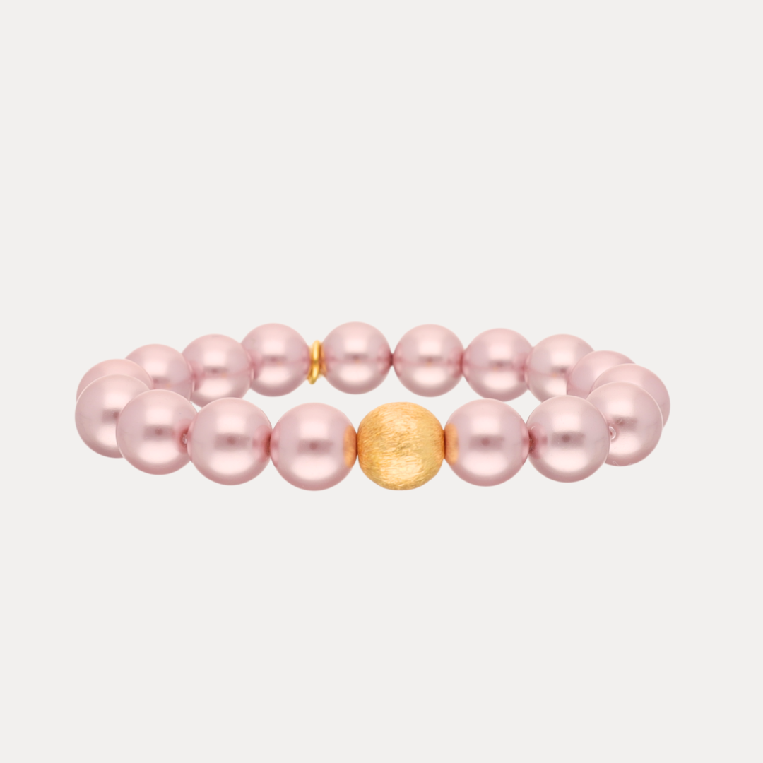 Blush Pearl Mala Beaded Bracelet