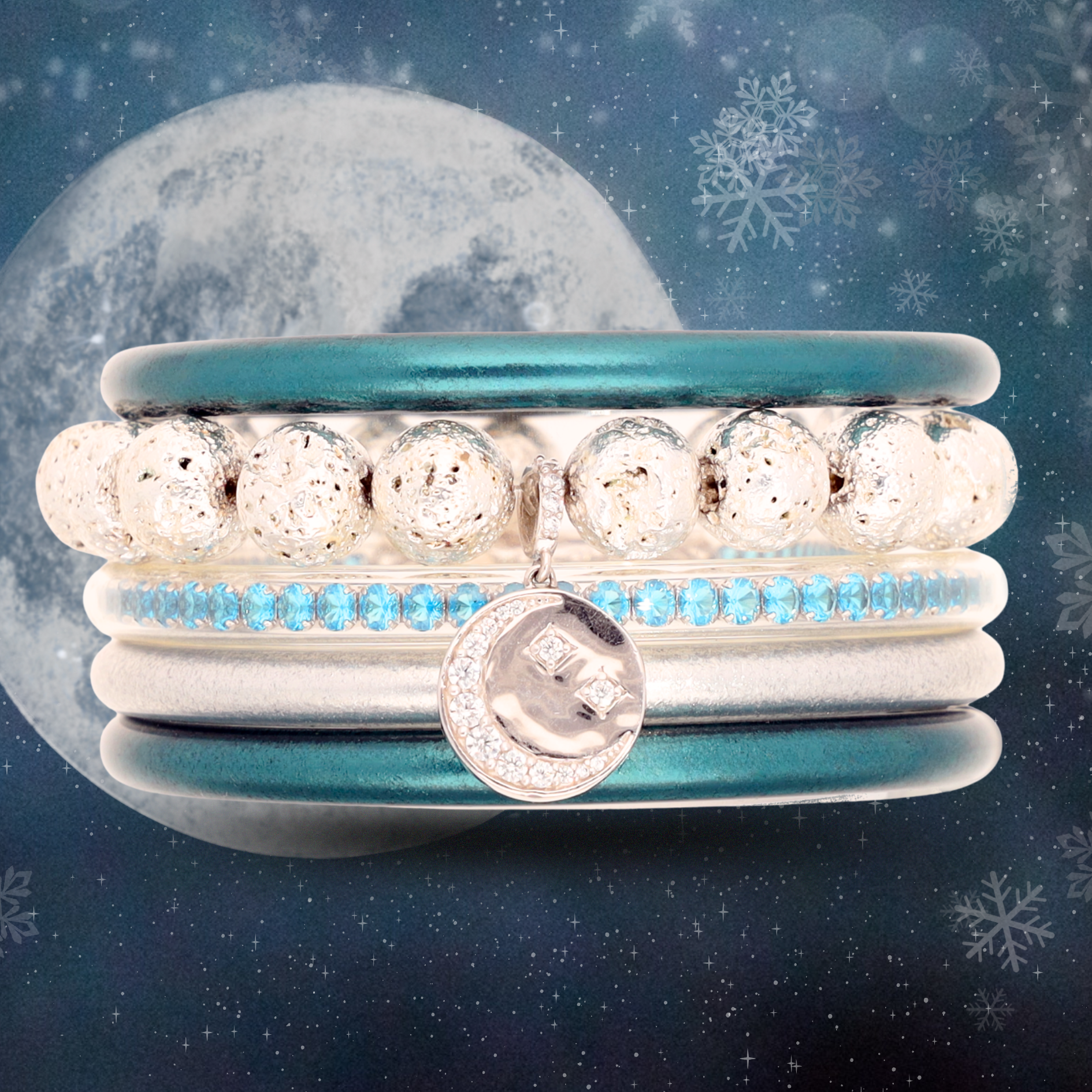 Cold Moon Stack | Bangles, Bracelets, Jewelry | BuDhaGirl