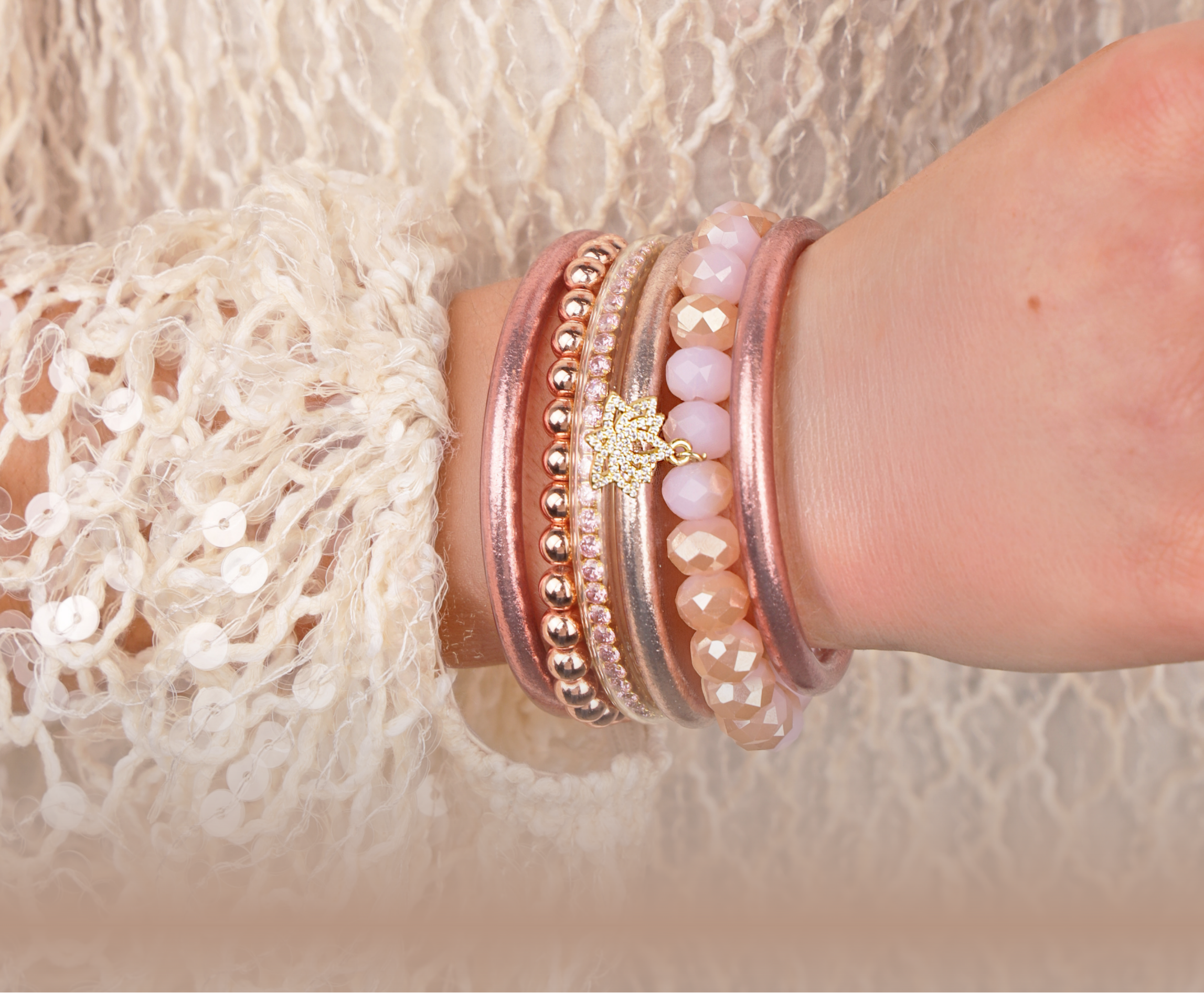 a close up of a bracelet