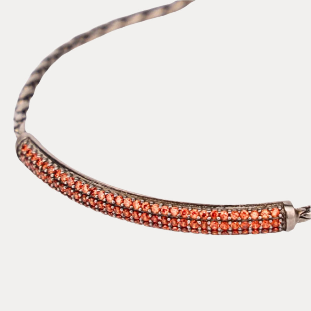 Brad Garnet Birthstone Bracelet For Men | BuDhaHomme by BuDhaGirl