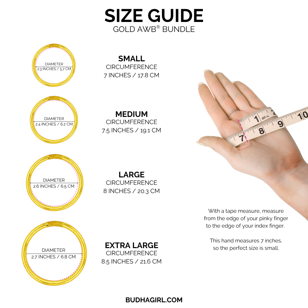 Gold Birthday Bracelet Bundle | BuDhaGirl