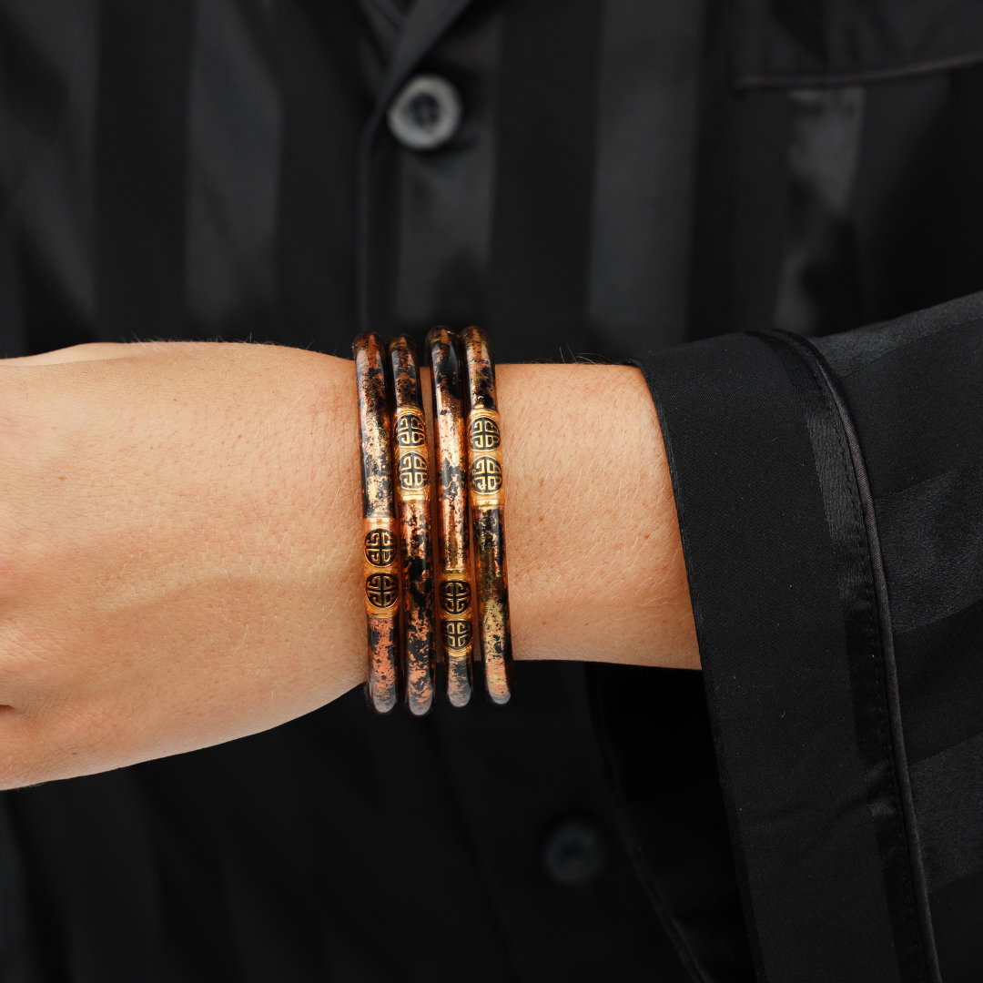 KOI Leopard All Weather Bangles | BuDhaGirl