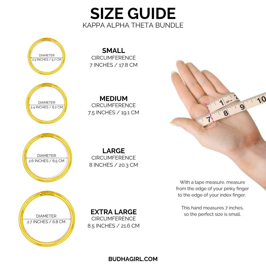 Kappa Alpha Theta Bangle Stack | BuDhaGirl