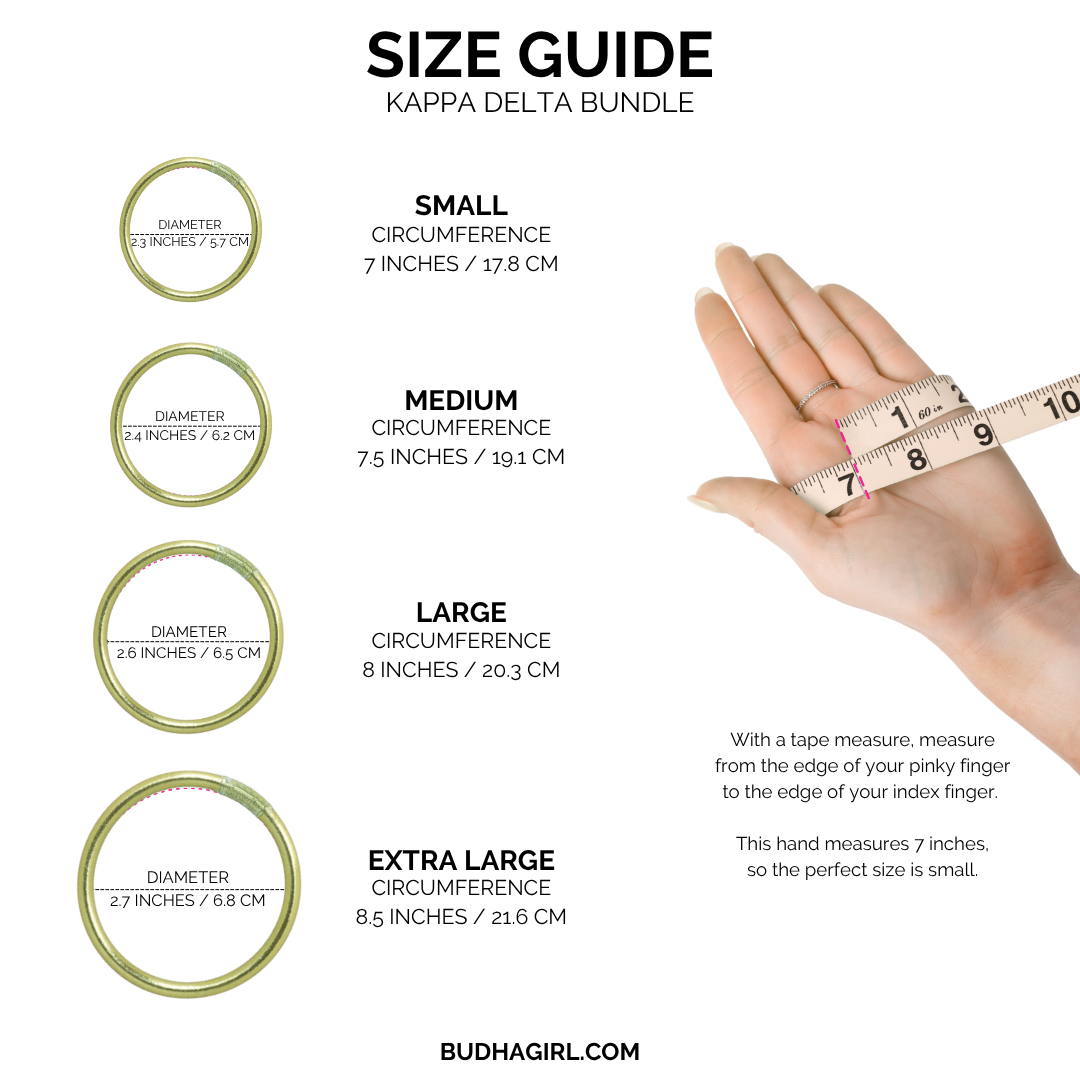 Kappa Delta Bangle Stack | BuDhaGirl