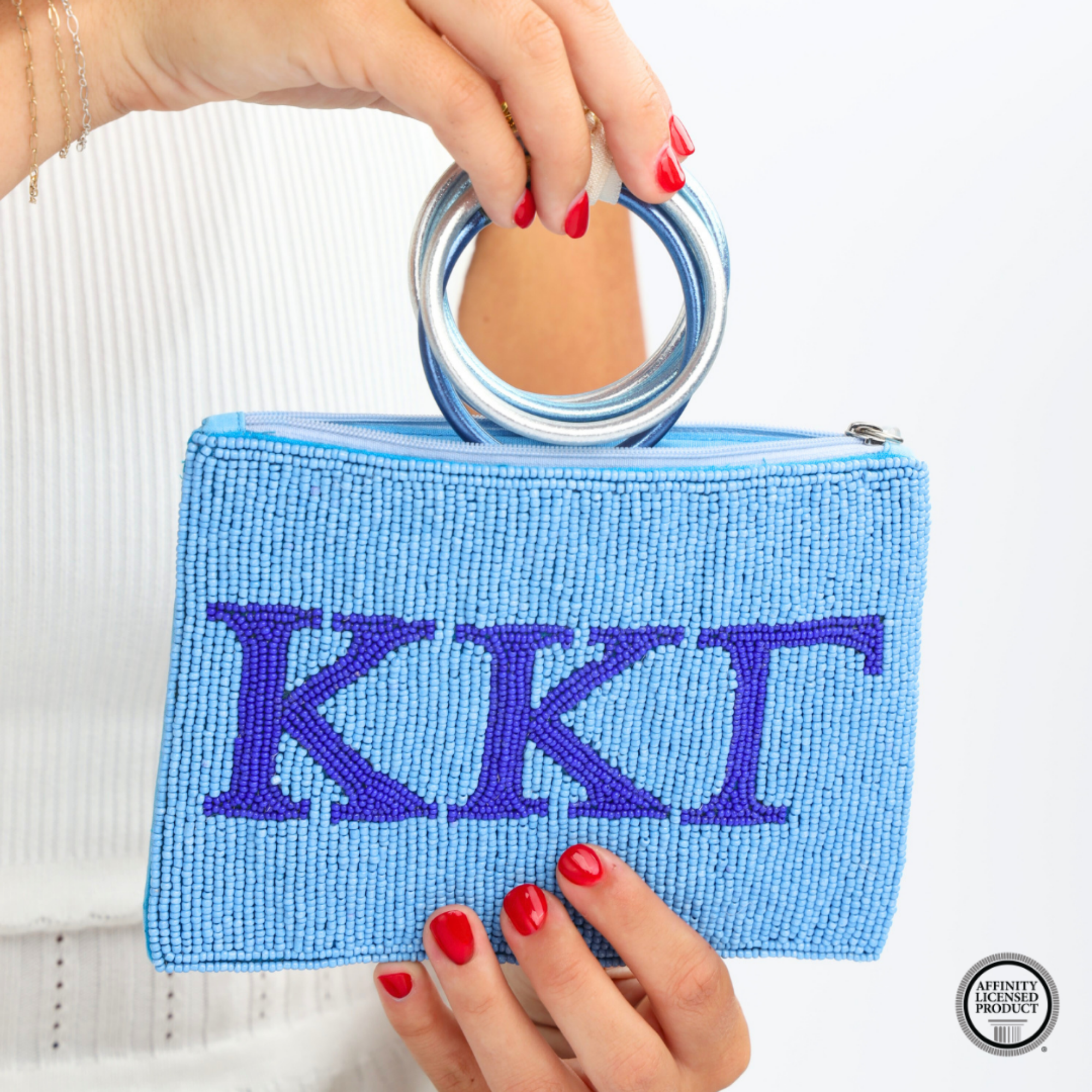 Kappa Kappa Gamma Beaded Pouch