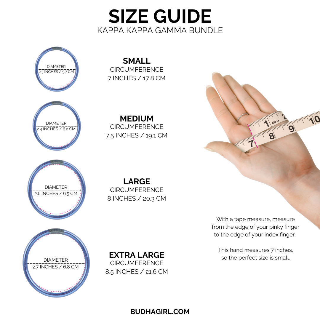 Kappa Kappa Gamma Bangle Stack | BuDhaGirl