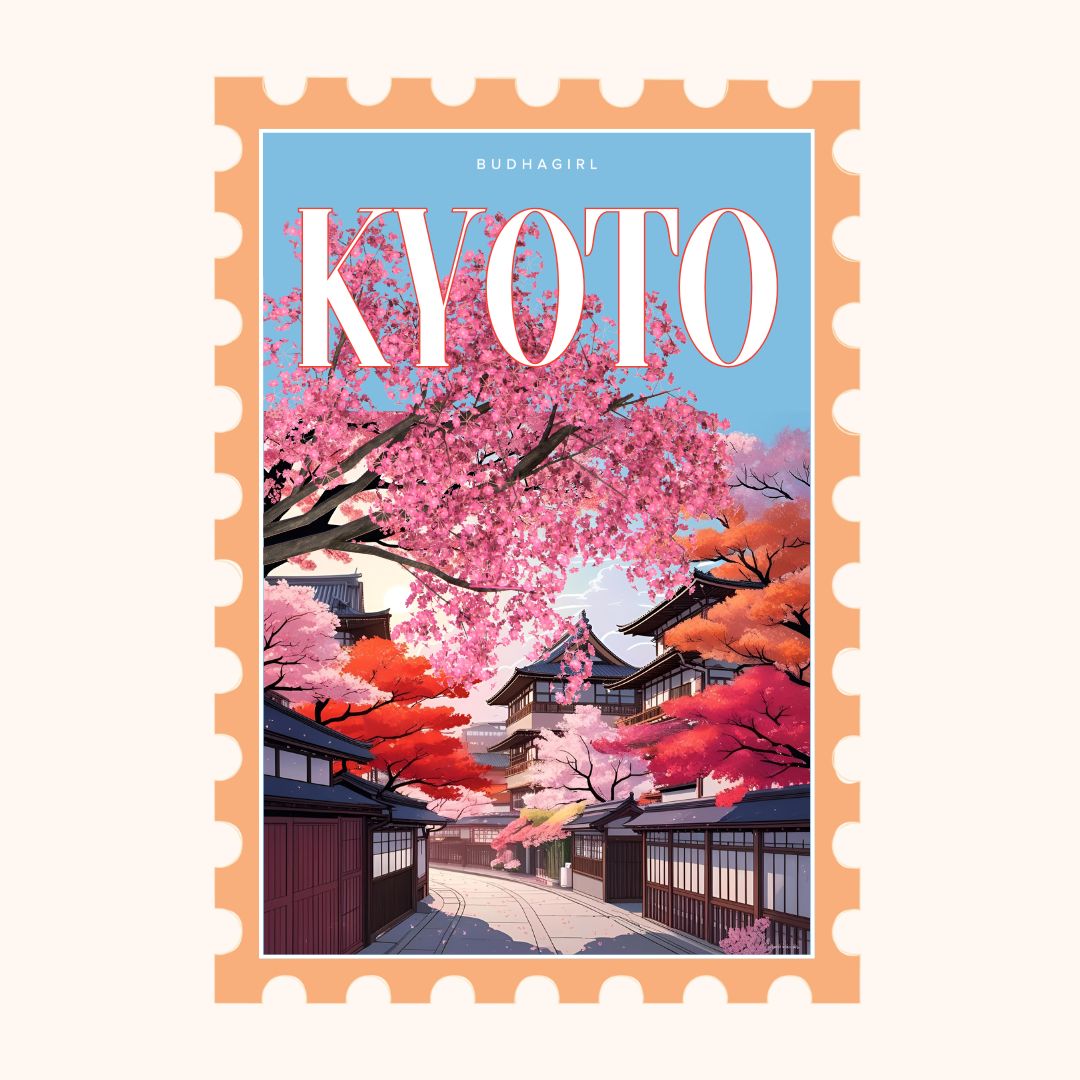 Stamp for Kyoto Serenity Mixed All Weather Bangles Bracelets Stack of the Week | BuDhaGirl