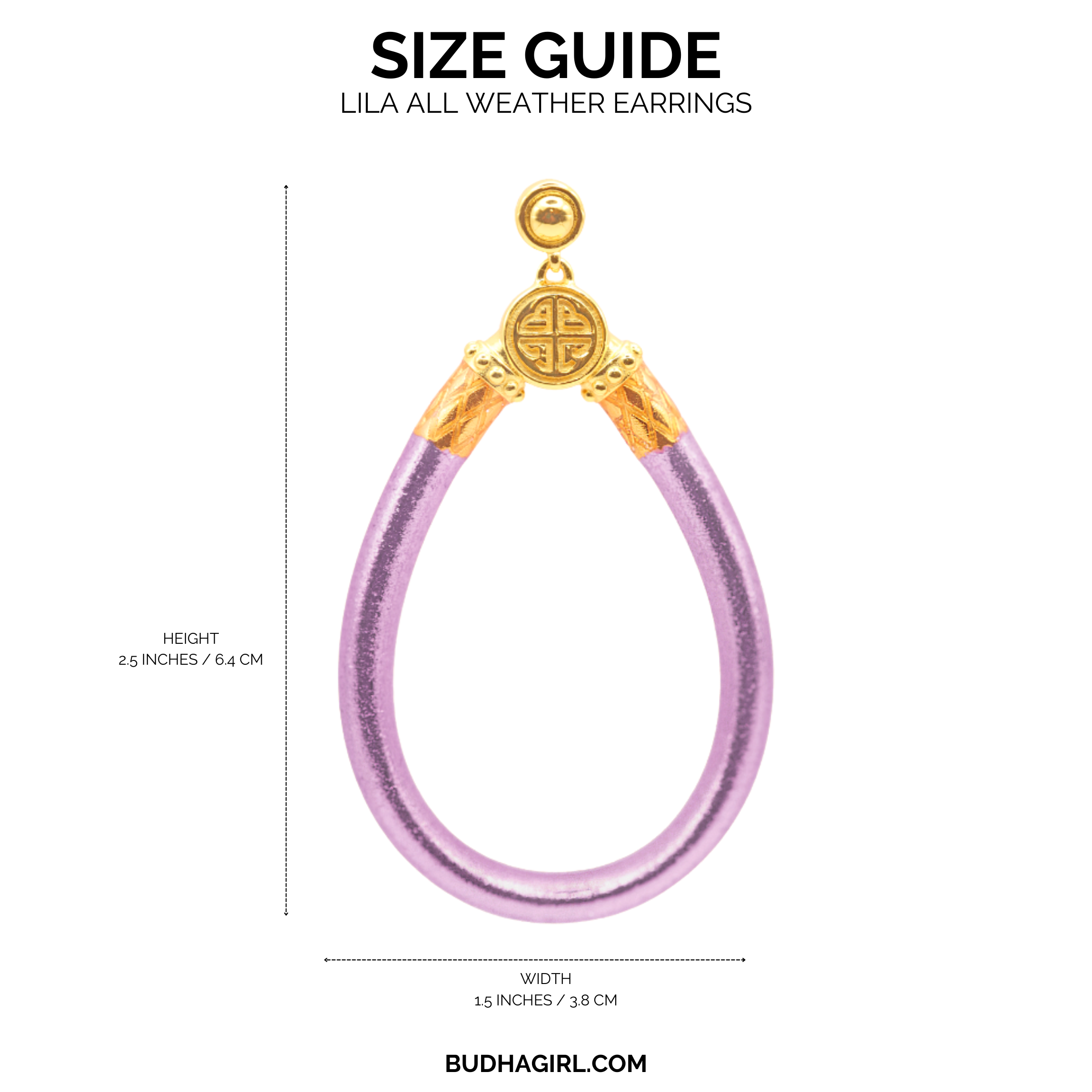 Lila All Weather Earrings