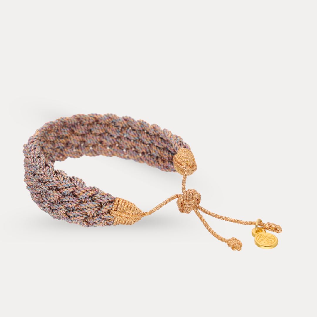 a bracelet with a knot