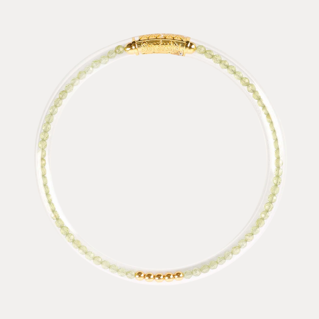 Peridot Luxe All Weather Bangle | BuDhaGirl