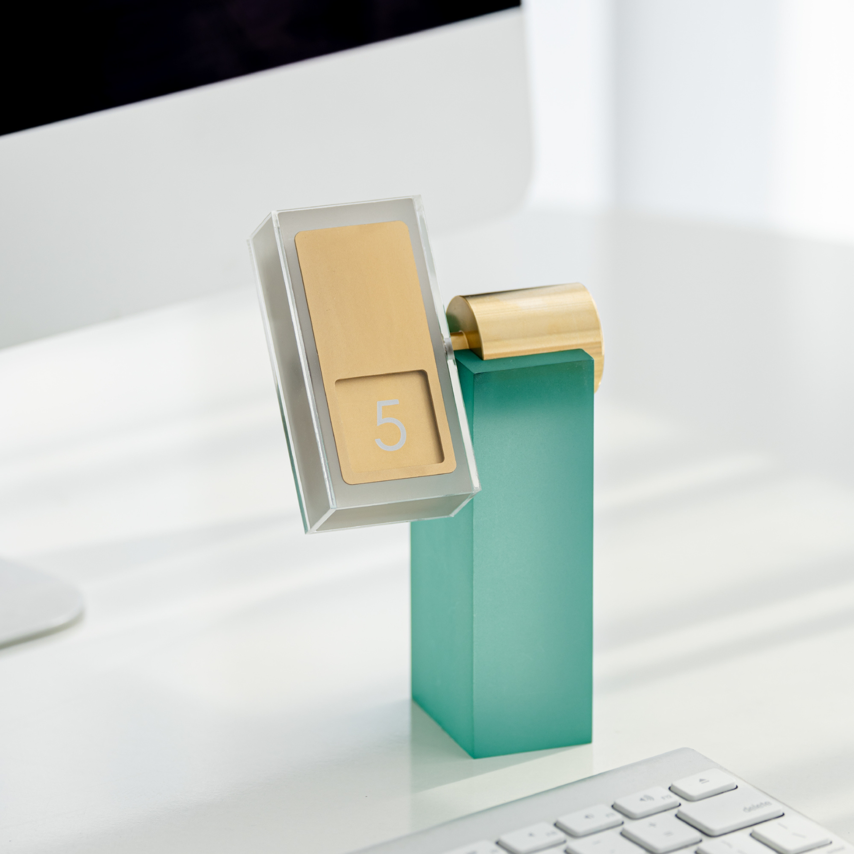 Gentle Forest Gnomon Perpetual Flip Calendar | Luxury Analog Desk Decor | BuDhaGirl