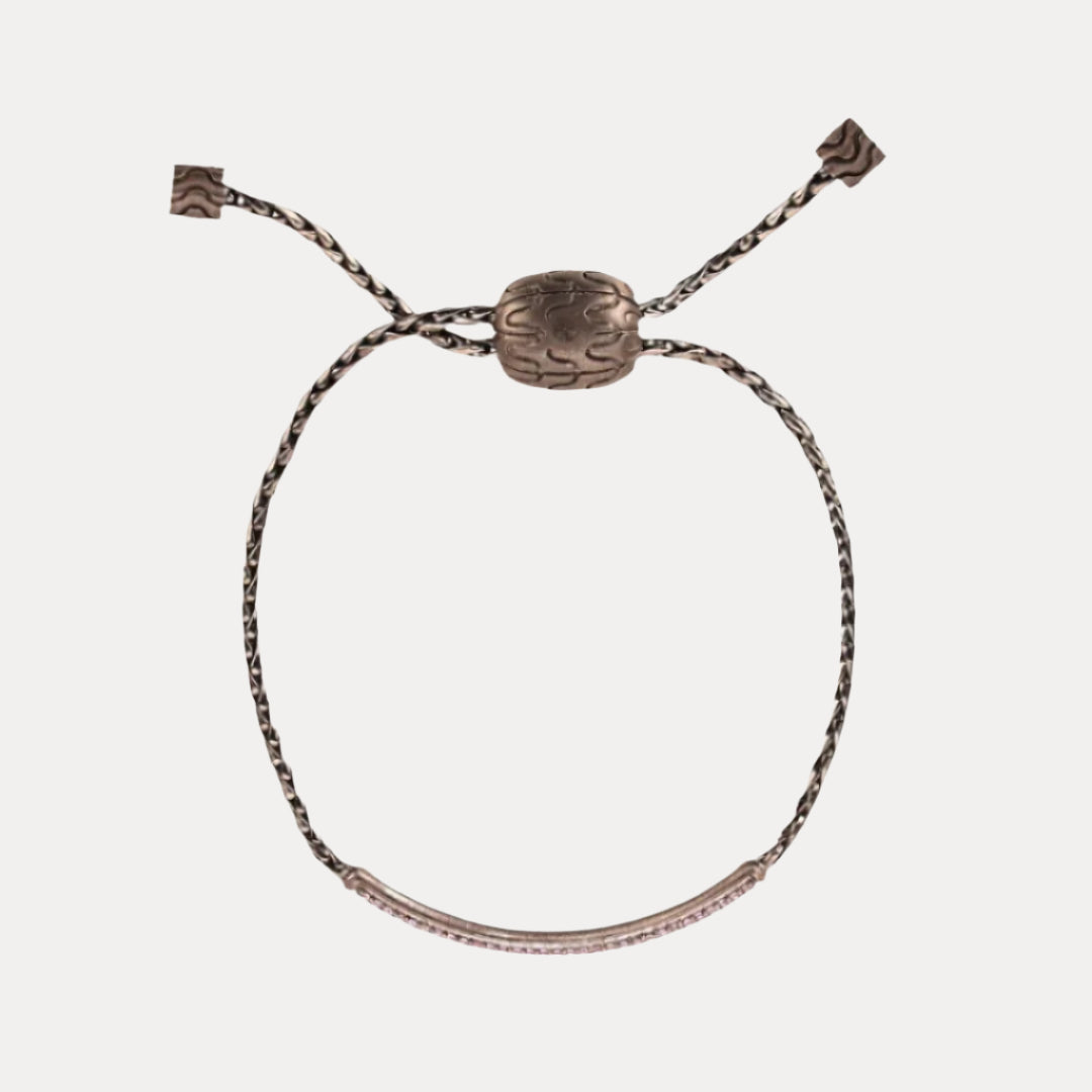 Pink Brad Birthstone Bracelet For Men | BuDhaHomme by BuDhaGirl