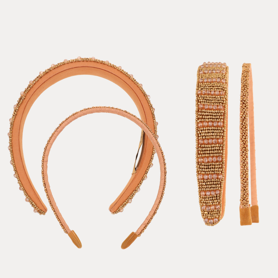 Plaza Duo Headbands - Gold