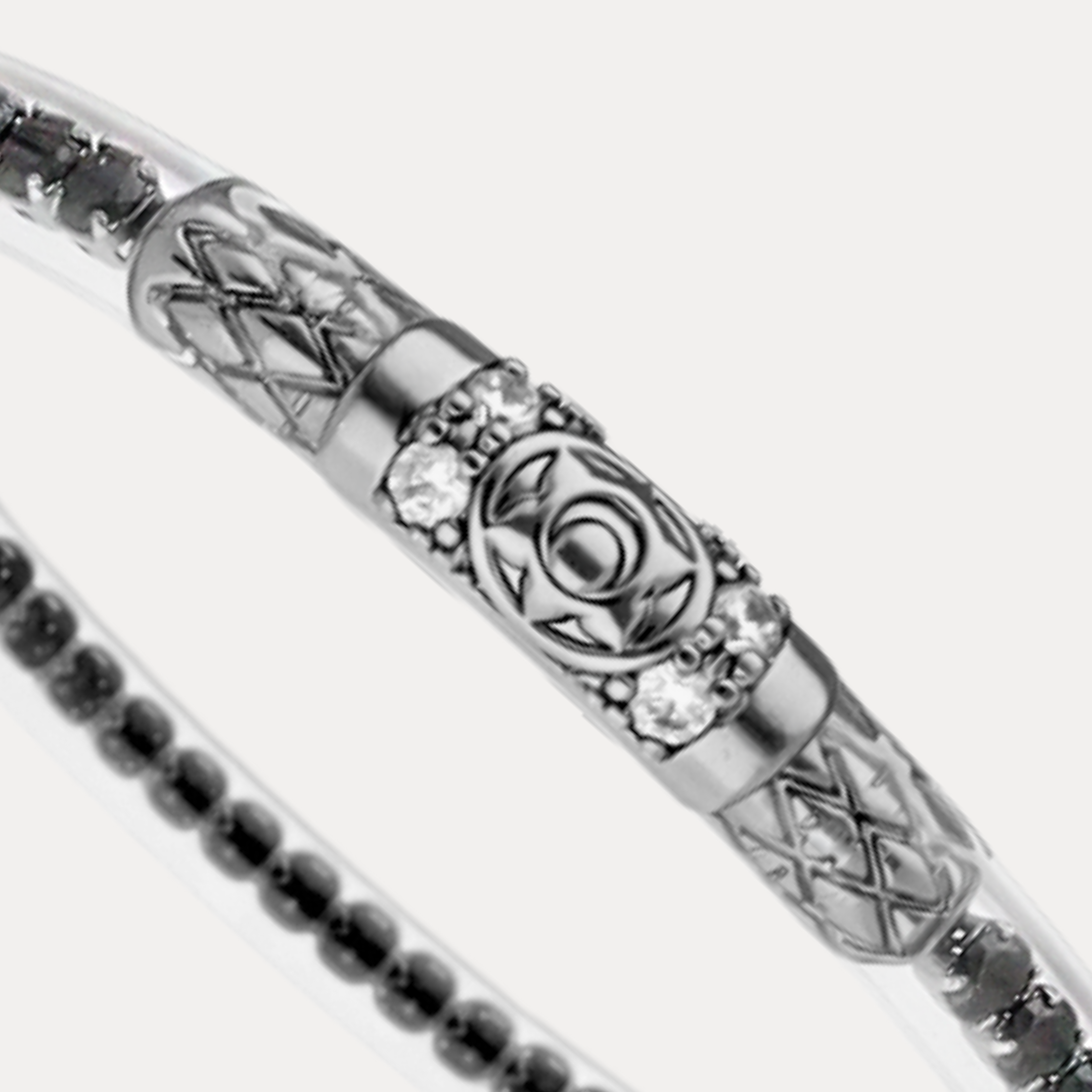 Queen All Weather Bangle® (AWB®) - Black Spinel