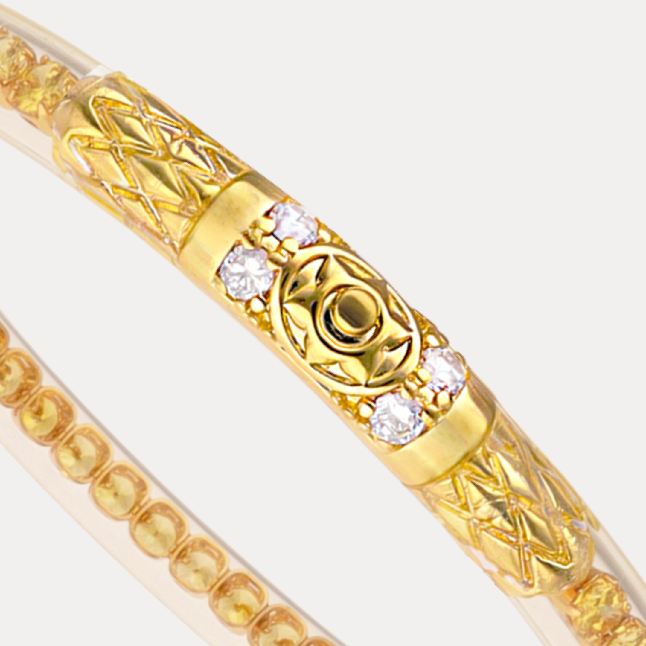 Queen All Weather Bangle® (AWB®) - Yellow Rose