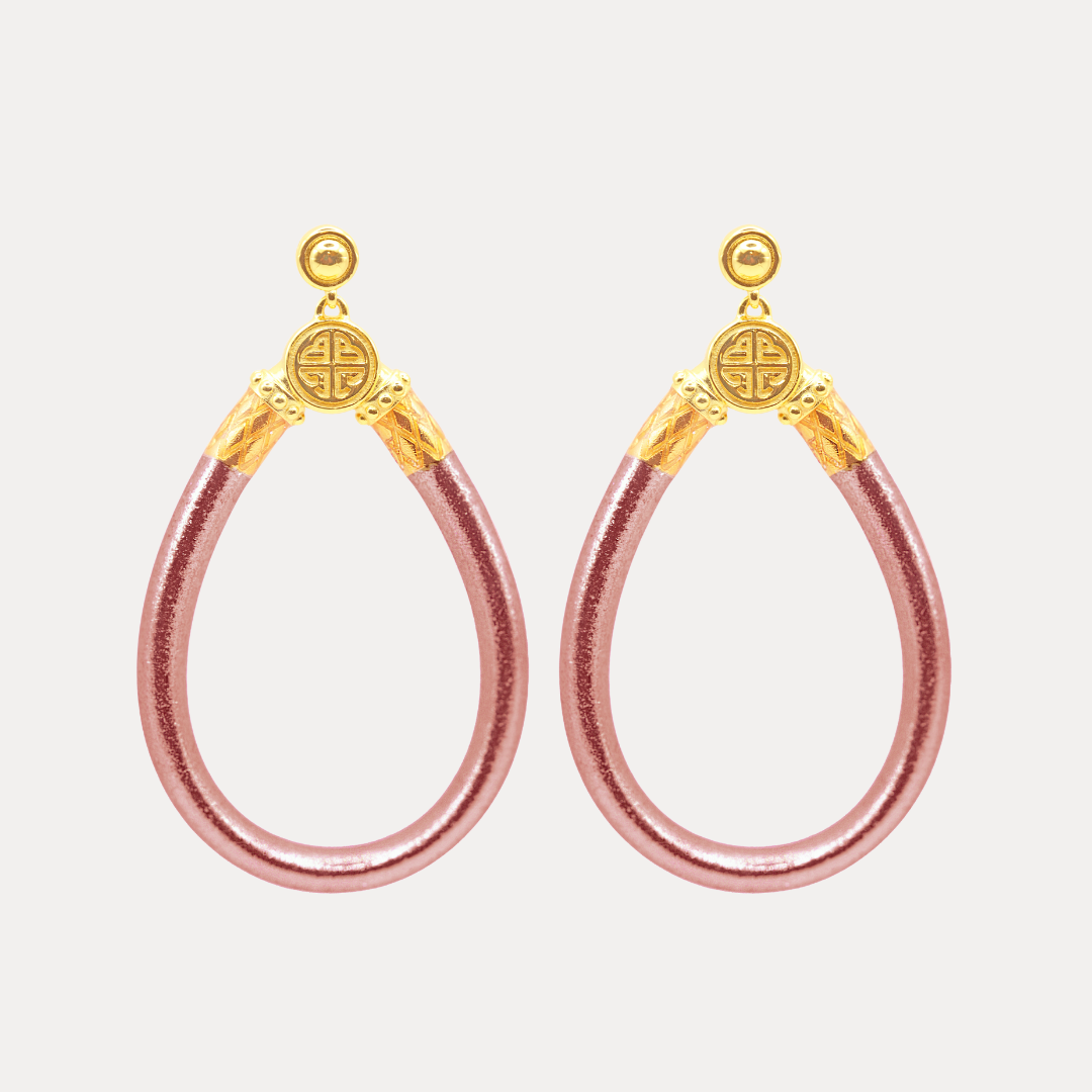 Rose Gold All Weather Earrings