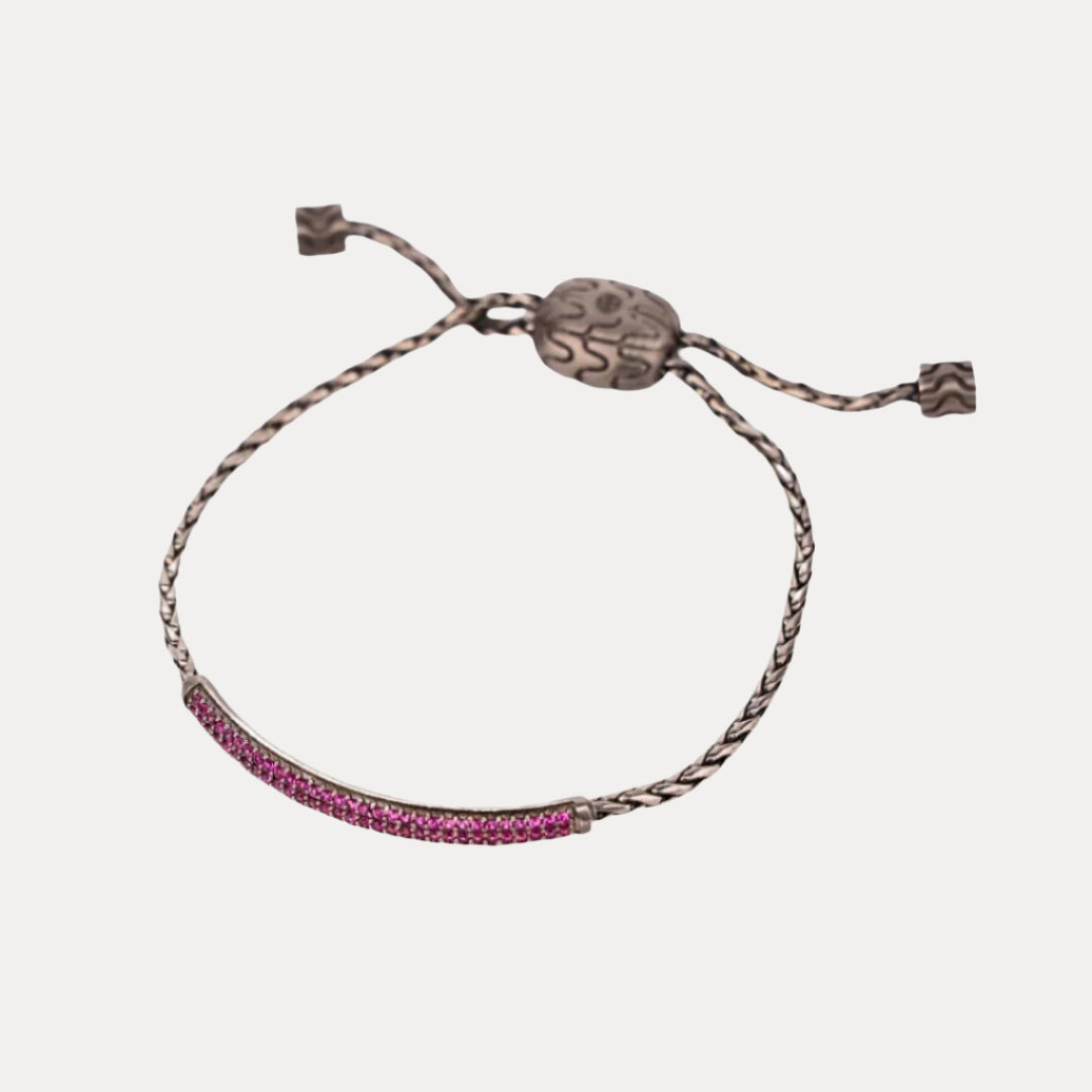 Ruby Brad Birthstone Bracelet For Men | BuDhaHomme by BuDhaGirl