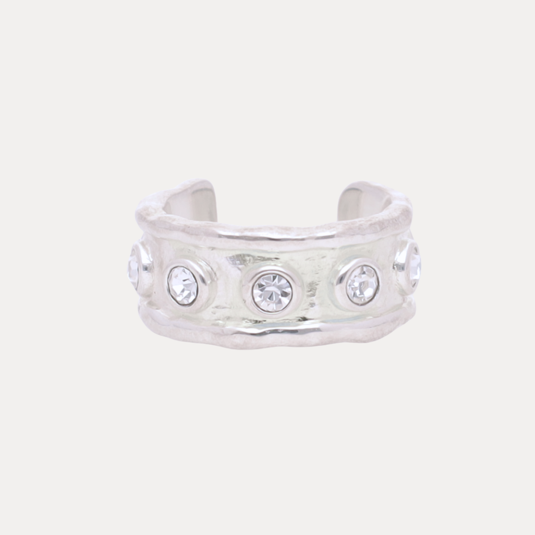 Silver Seven Crystal Ring | BuDhaGirl