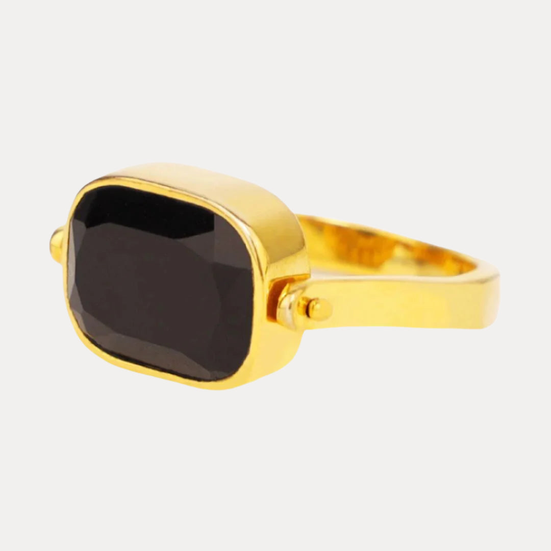 Anillo Spinner - Ónice negro