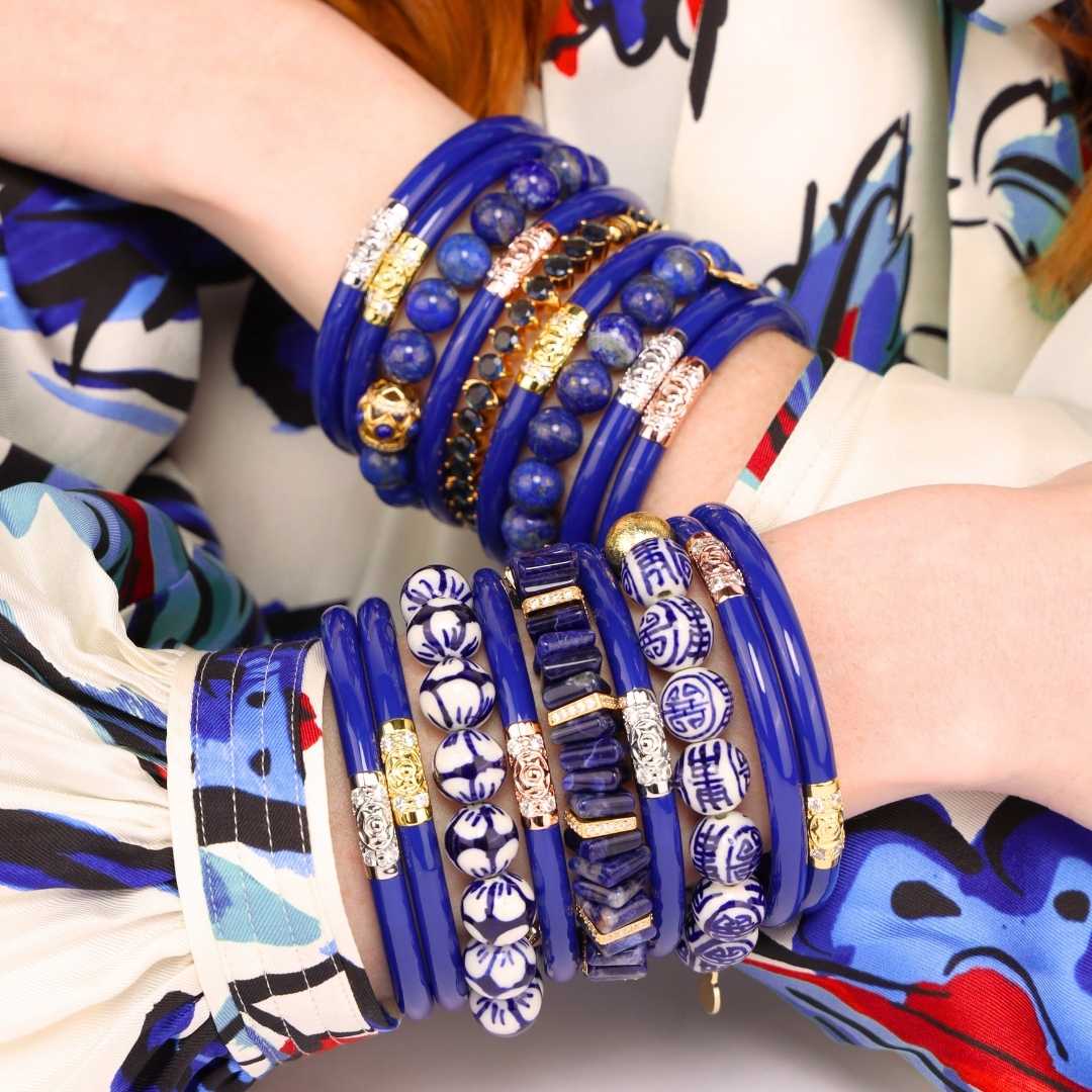 Sodalite Tablet Beaded Bracelet for Women | BuDhaGirl