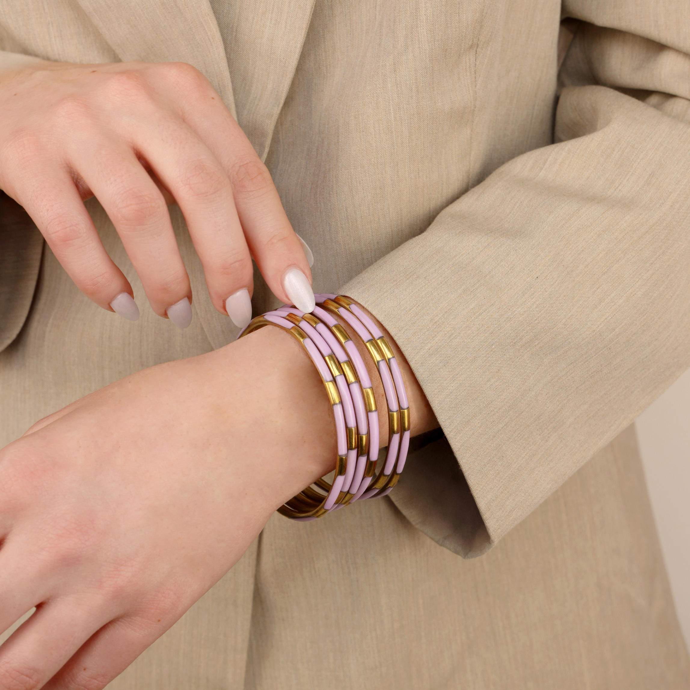 The Ultimate Lilac Bangle Bracelet Bundle