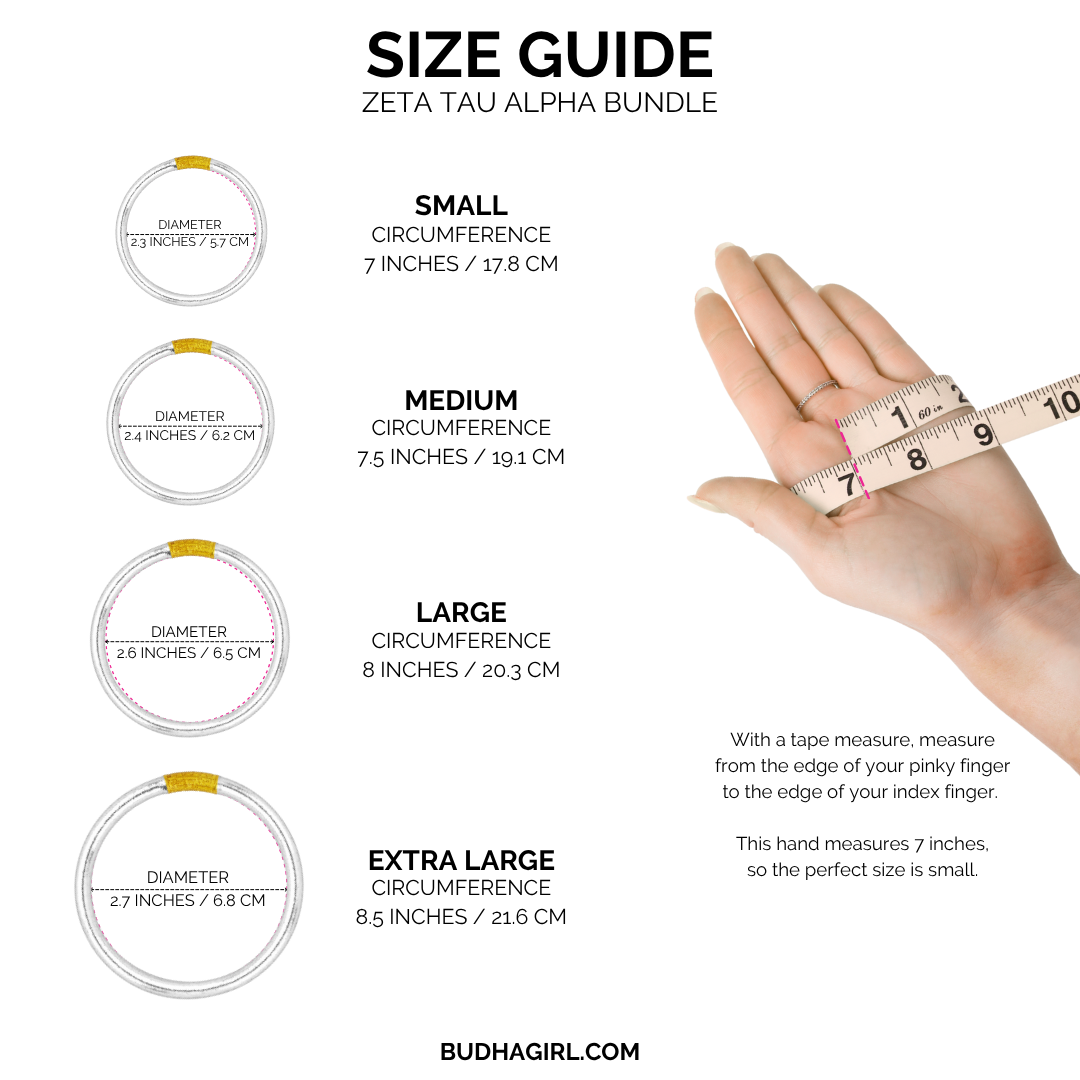Zeta Tau Alpha Bangle Stack | BuDhaGirl