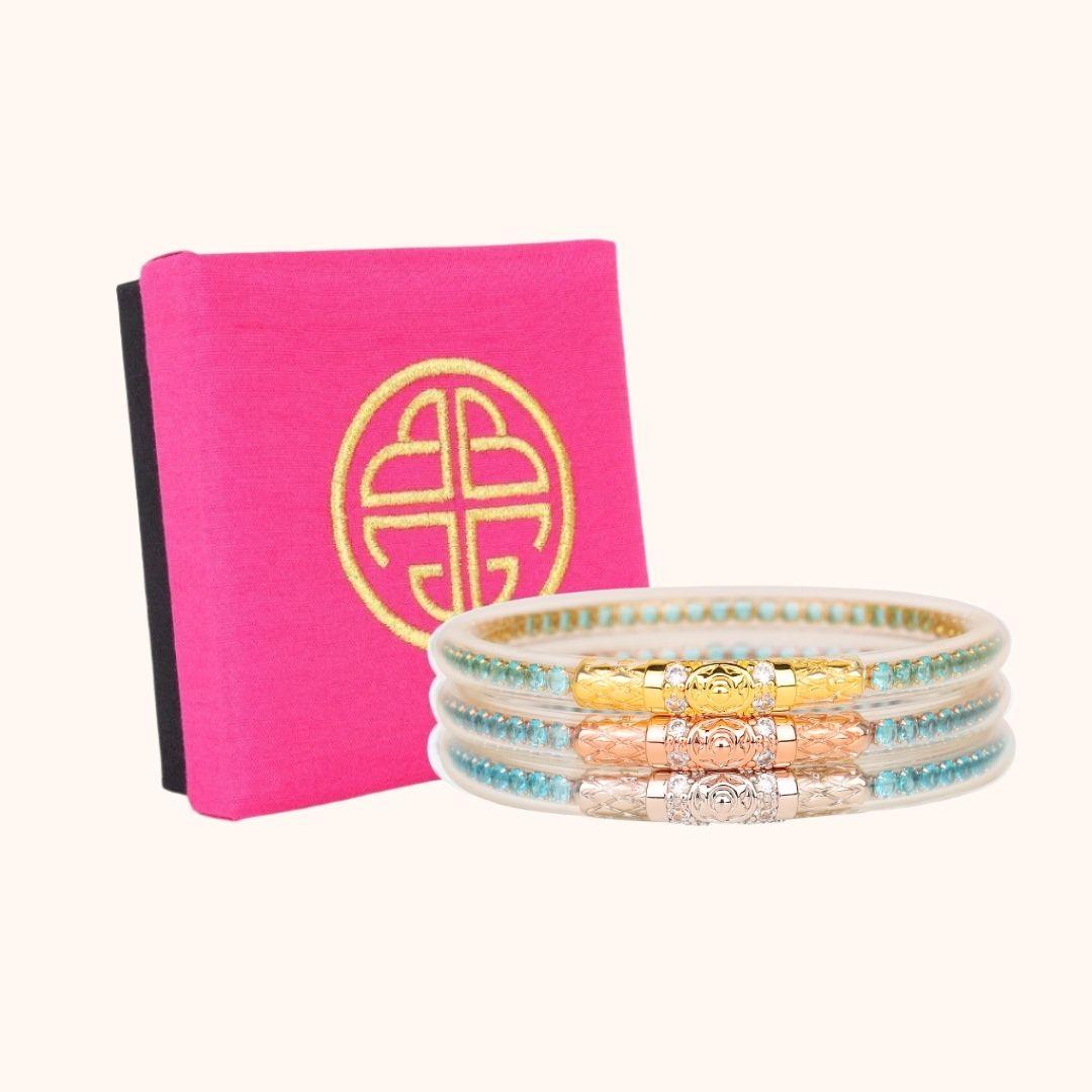 Three Queens All Weather Bangles® (AWB®) - Aqua