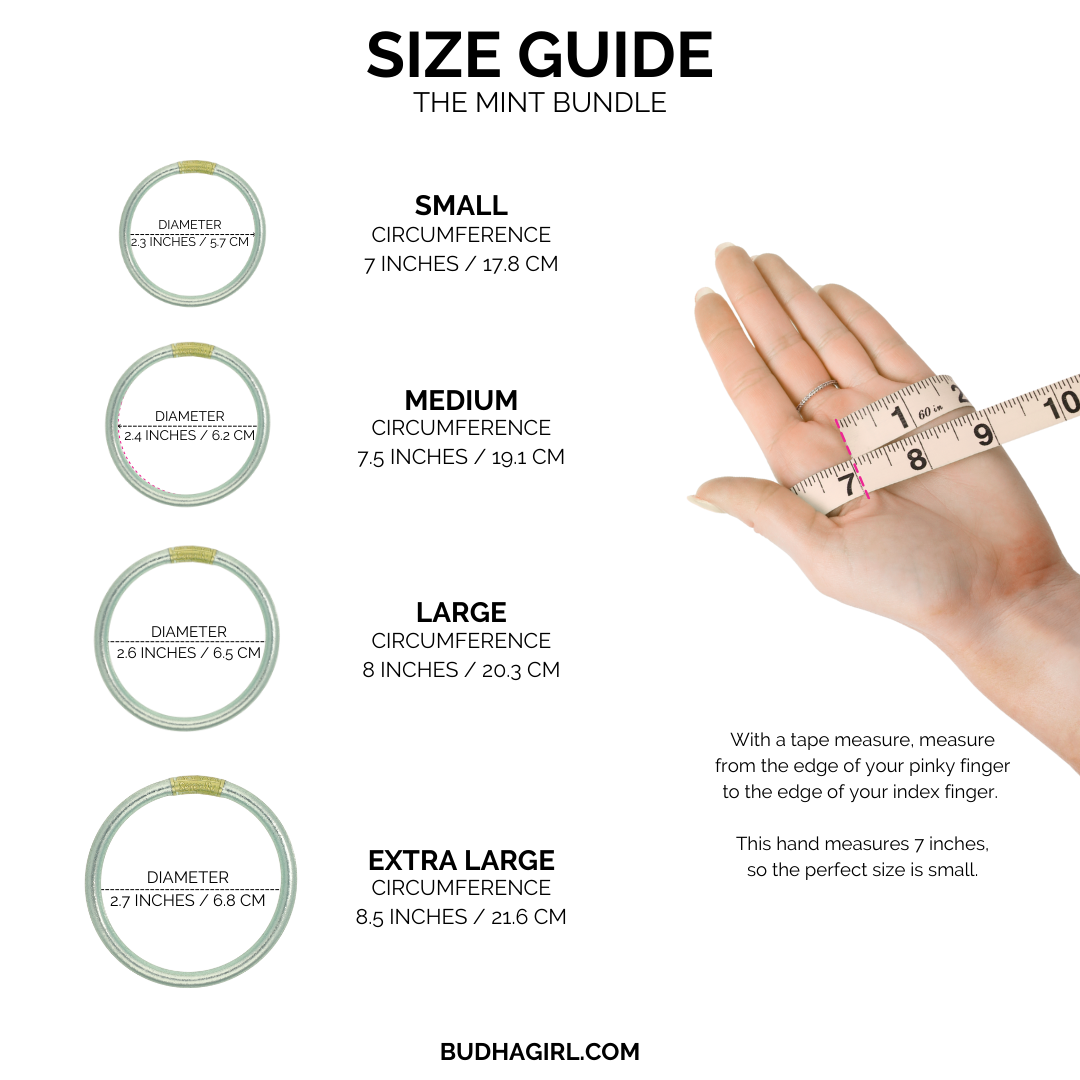 a hand measuring size of a ring