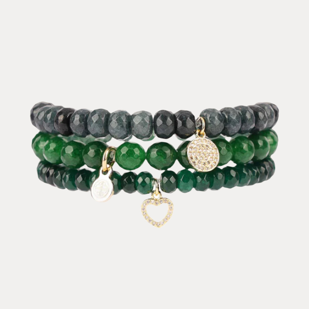Gstaad Bracelet Set of 3 | Quartz Crystal Bracelets