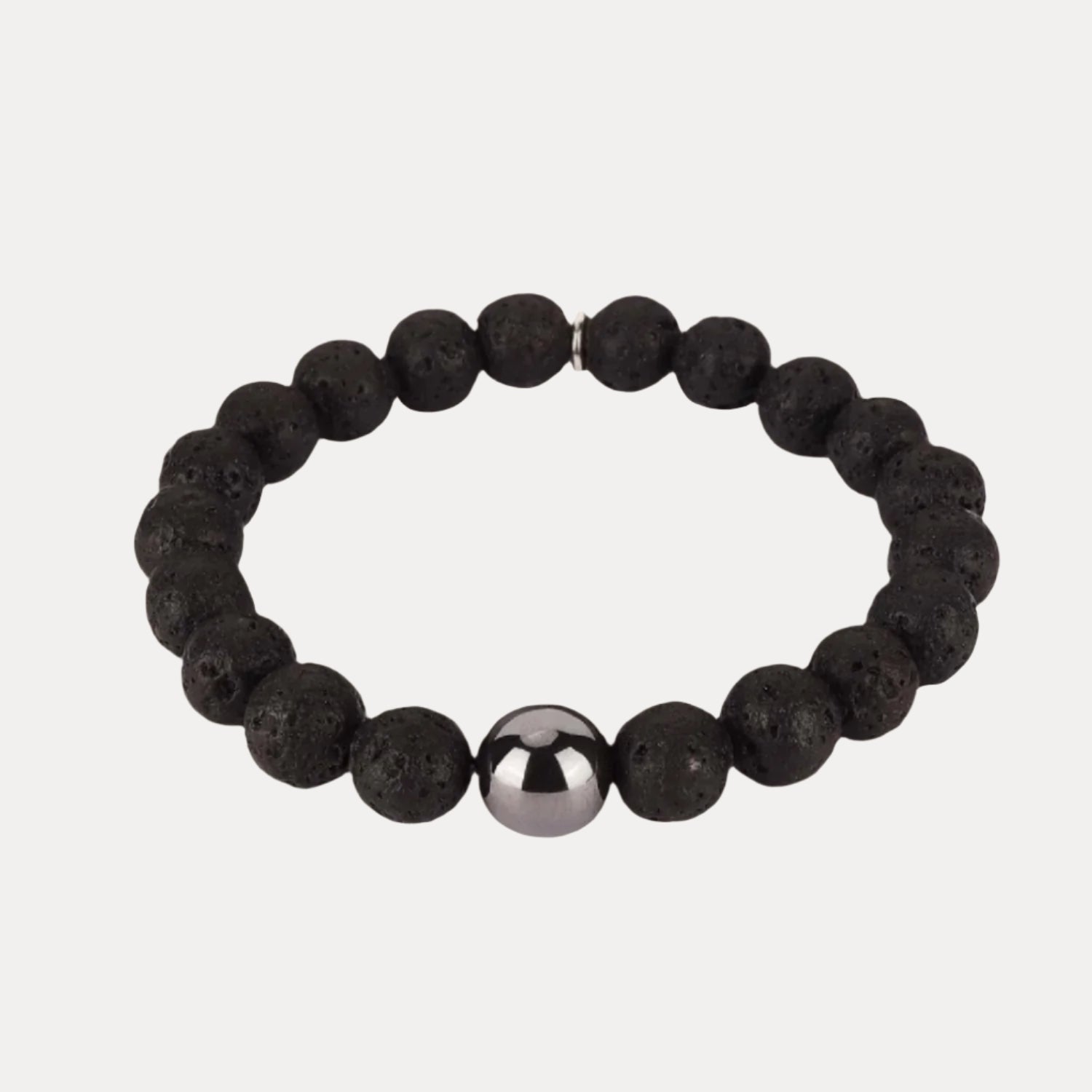 Bracelets for Men | Beaded Bracelet in Lava Stone | Mens Jewelry | BuDhaGirl