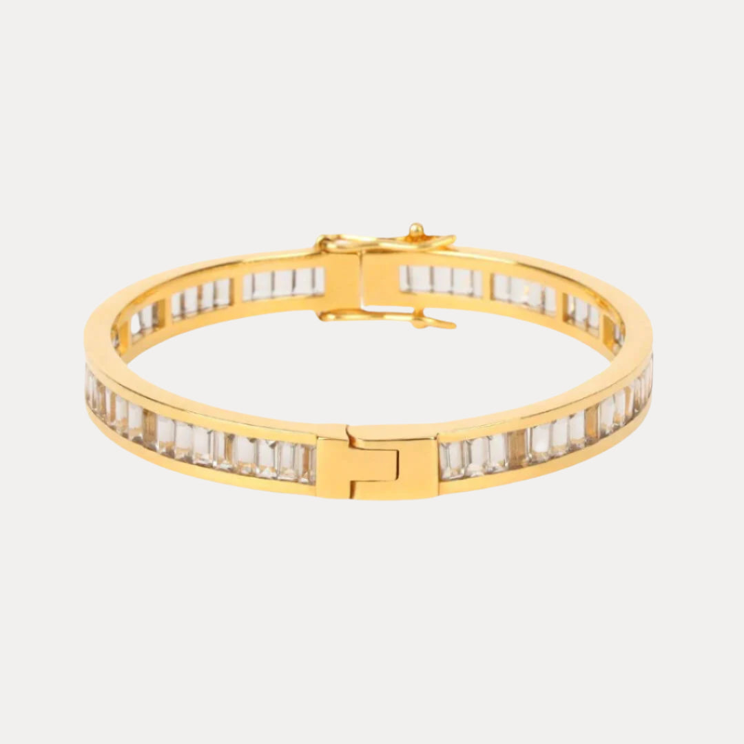 Smoke Gold Dipped Infinity Bracelet | BuDhaGirl