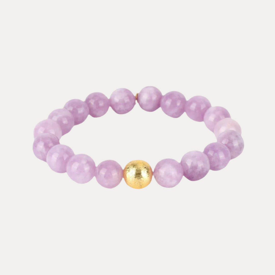 Wisteria lavender Bianca Beaded Bracelet For Women | BuDhaGirl
