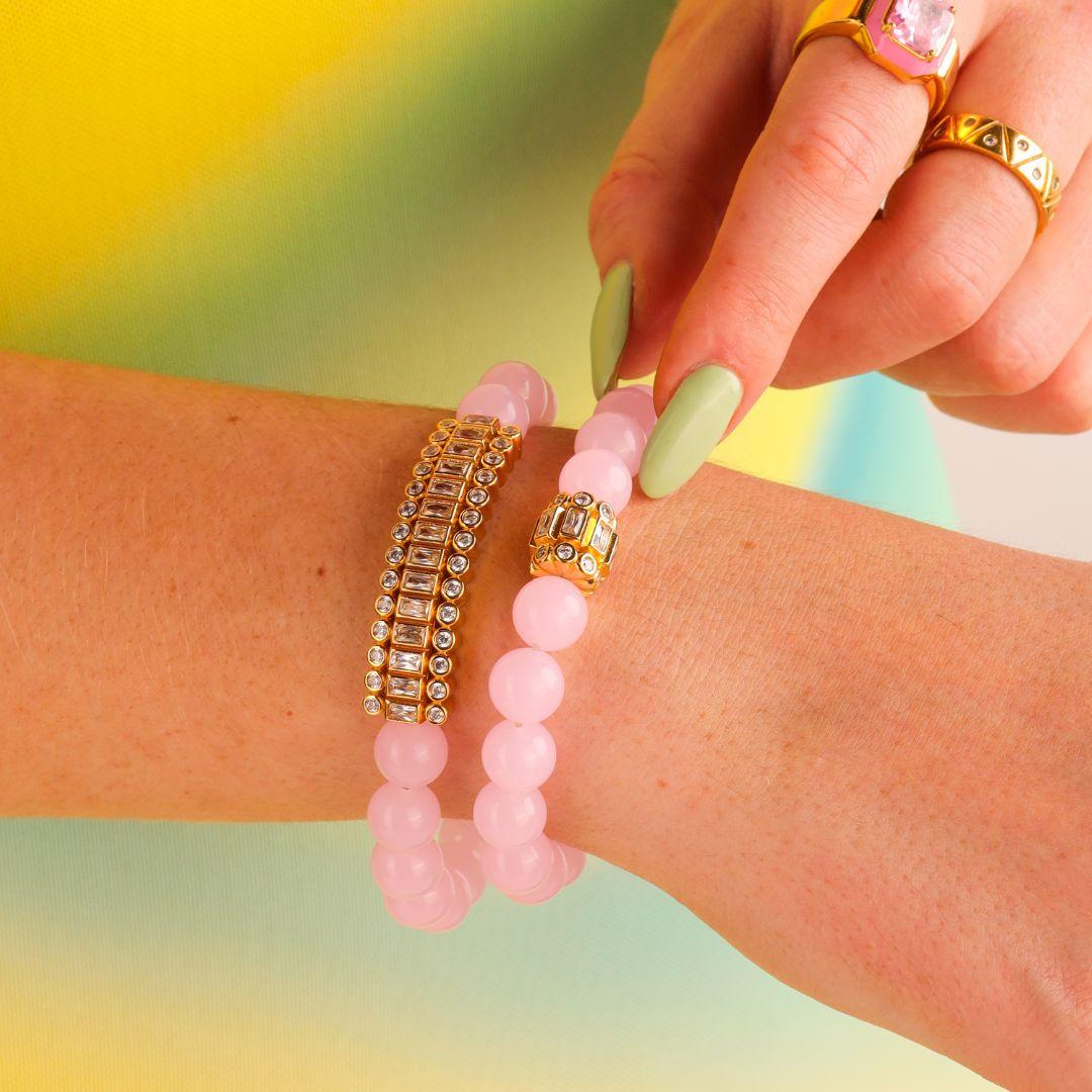 Fortnight Bracelet - Light Pink