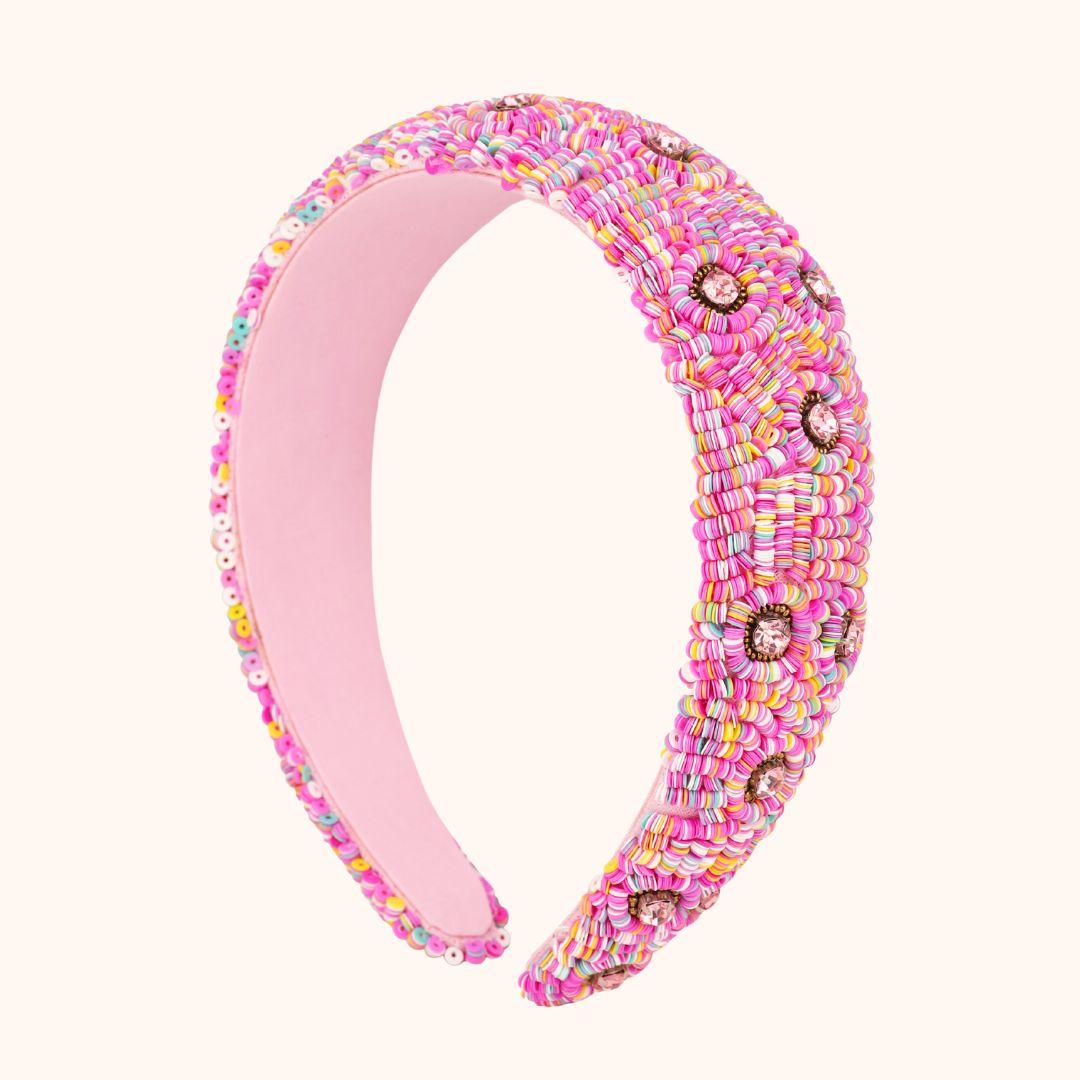 Coral Gables Sequin Pearl Headband