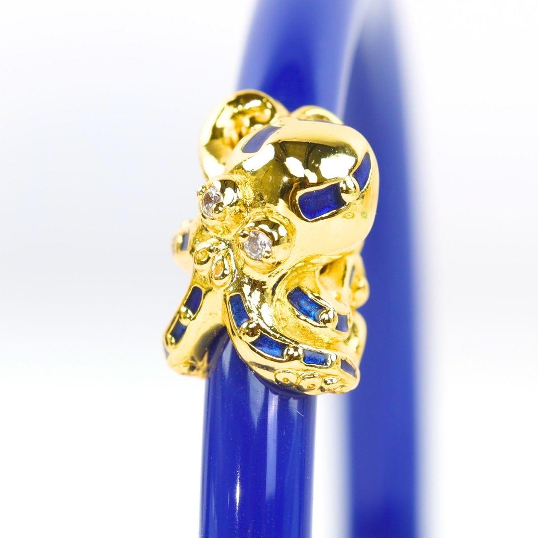 Fauna Octopus All Weather Bangle® (AWB®) - Lapis