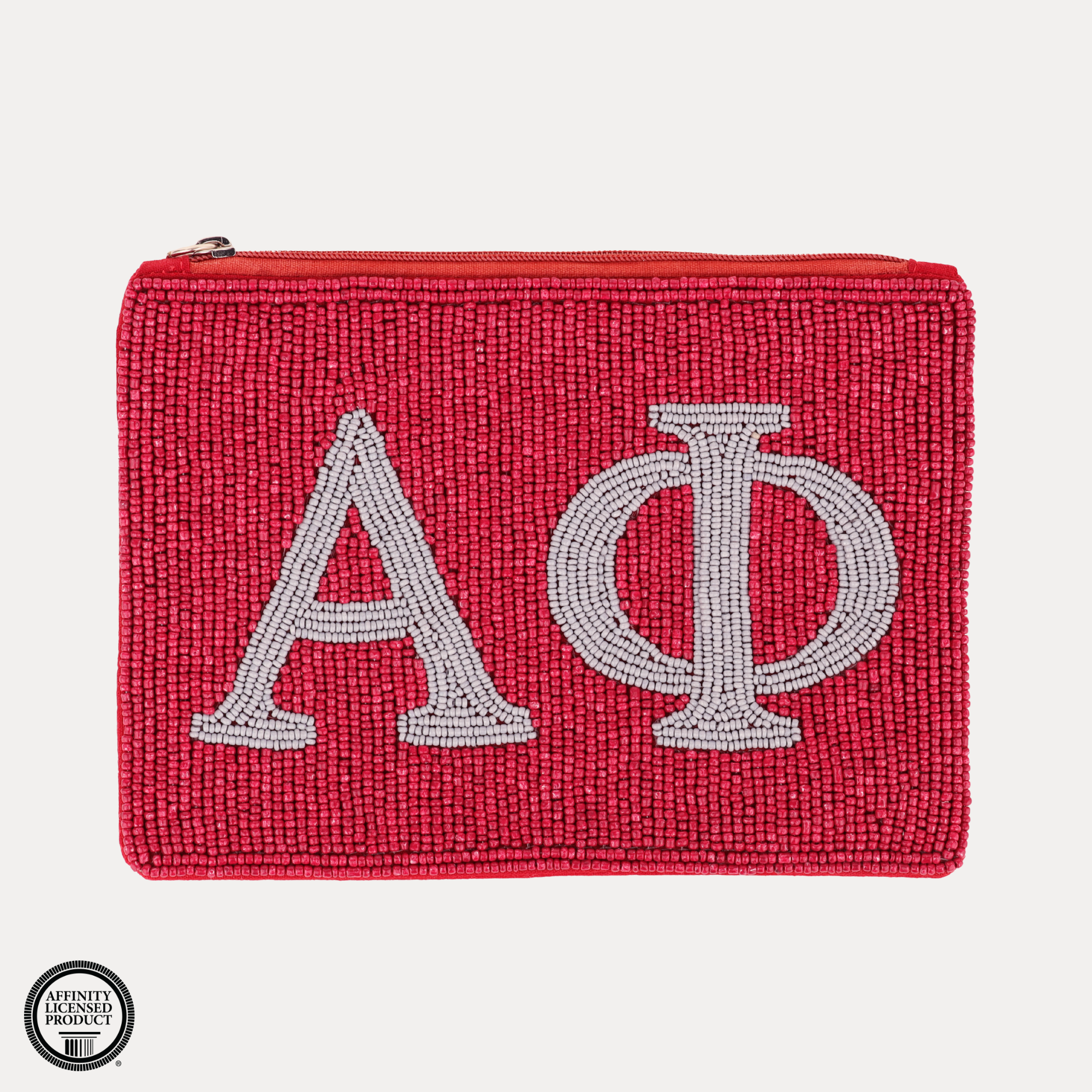 Alpha Phi Beaded Pouch