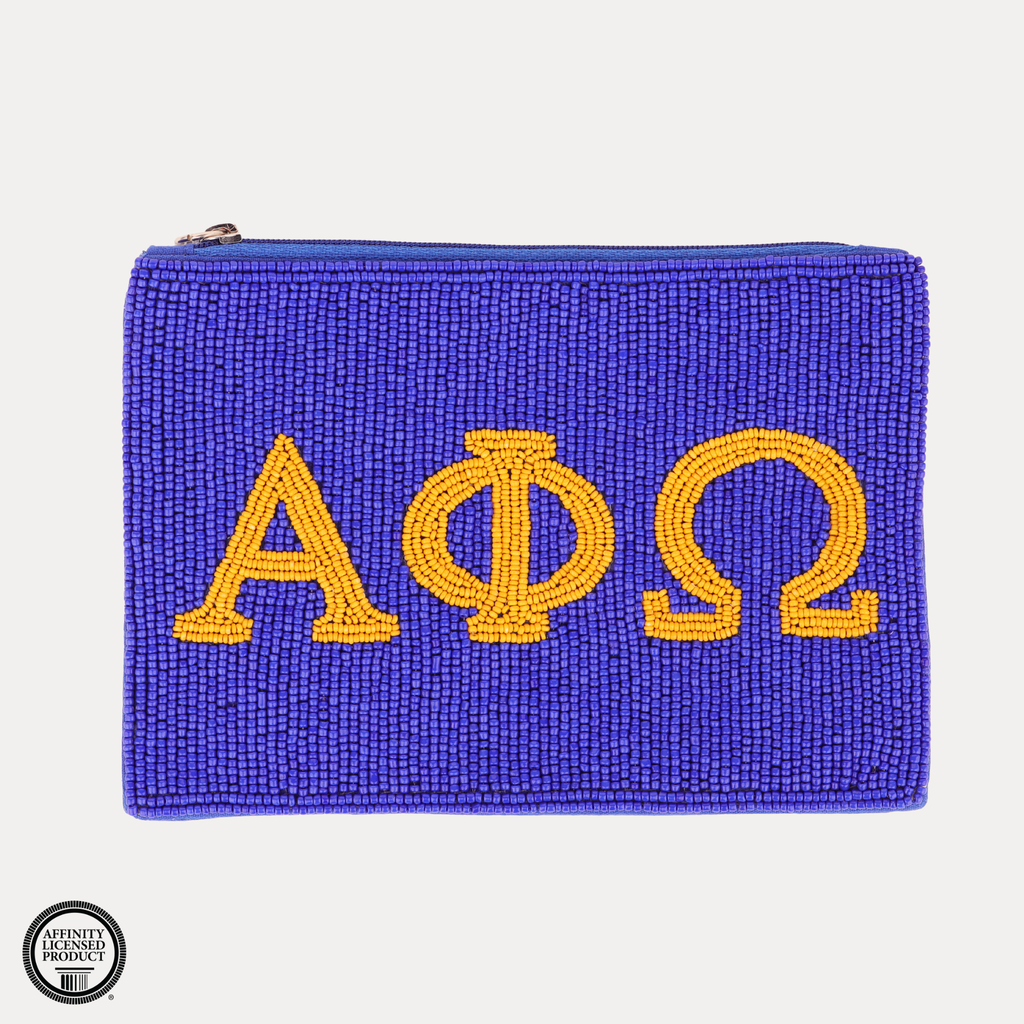 Alpha Phi Omega Beaded Pouch