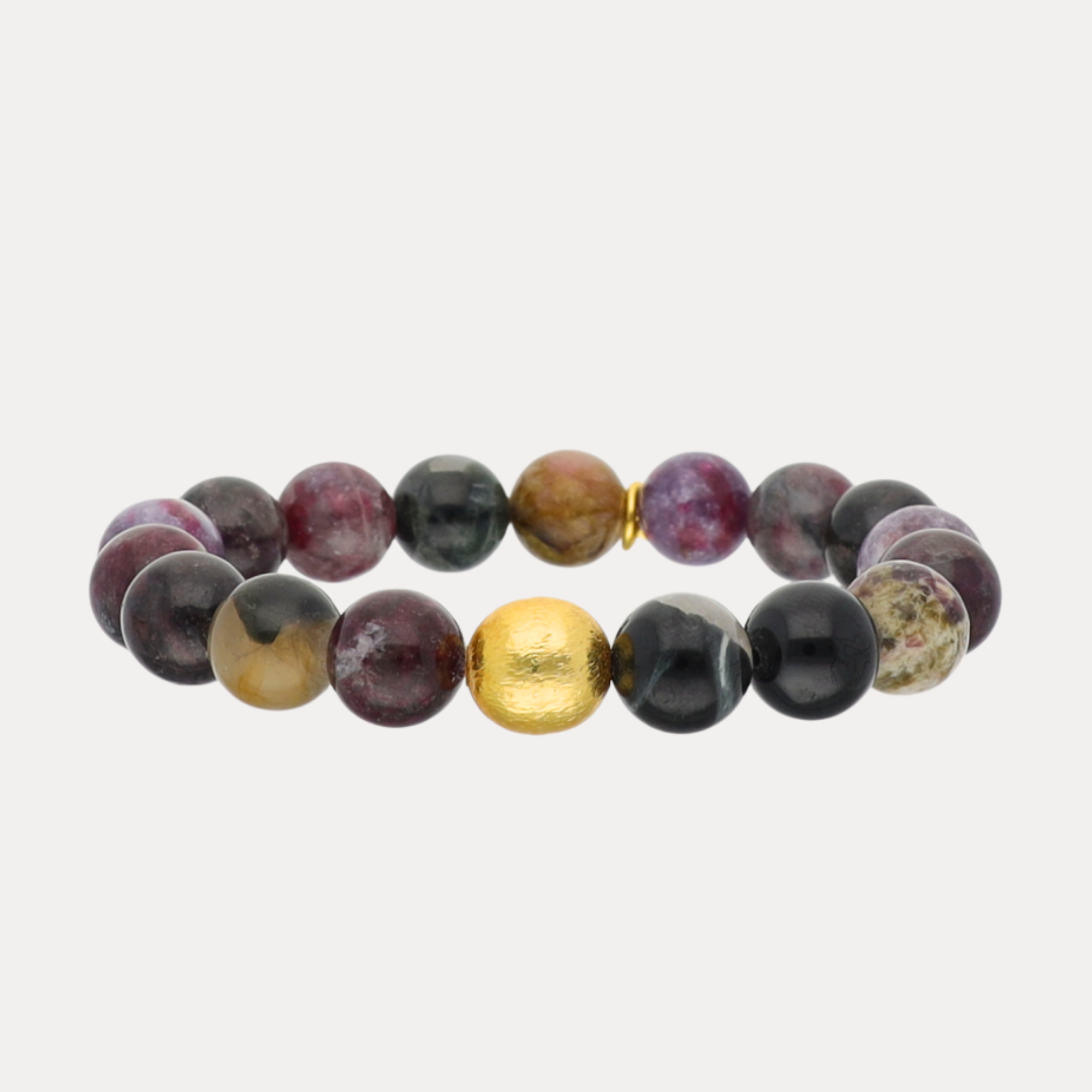 a bracelet with colorful beads