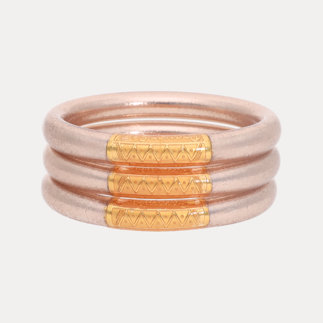 Champagne Tzubbie All Weather Bangles® Bundle | BuDhaGirl
