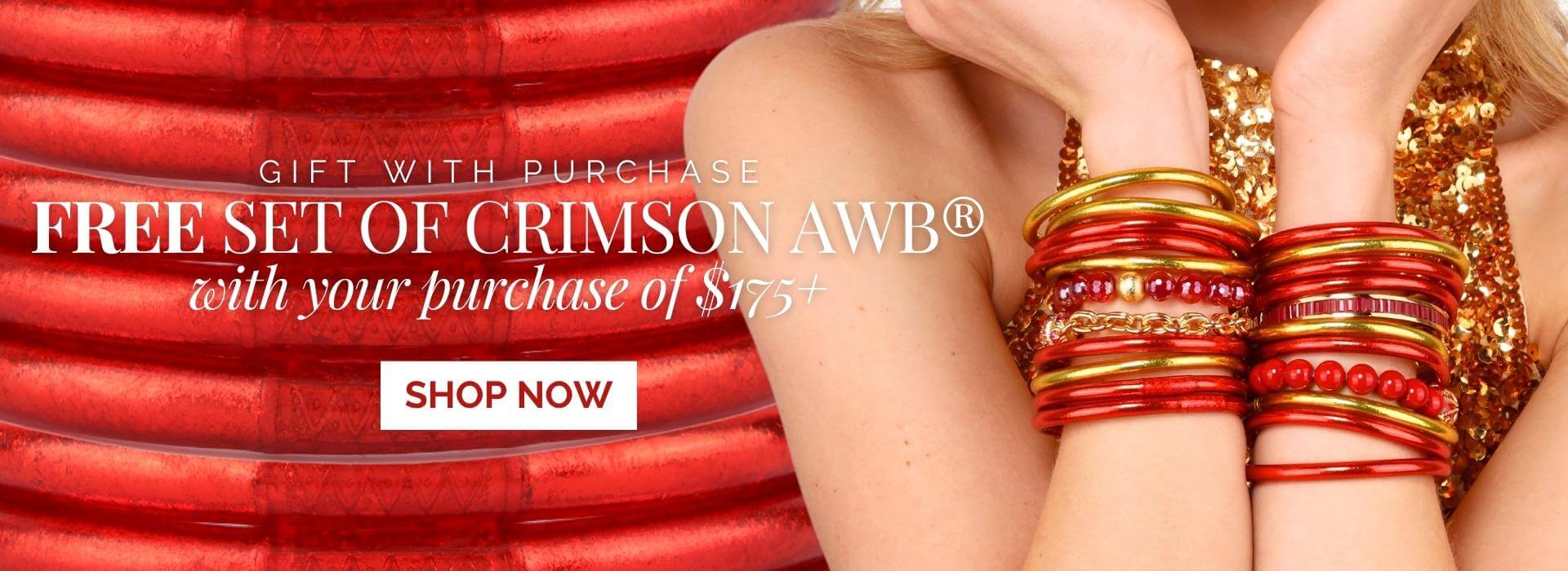 Free Crimson All Weather Bangles | BuDhaGirl