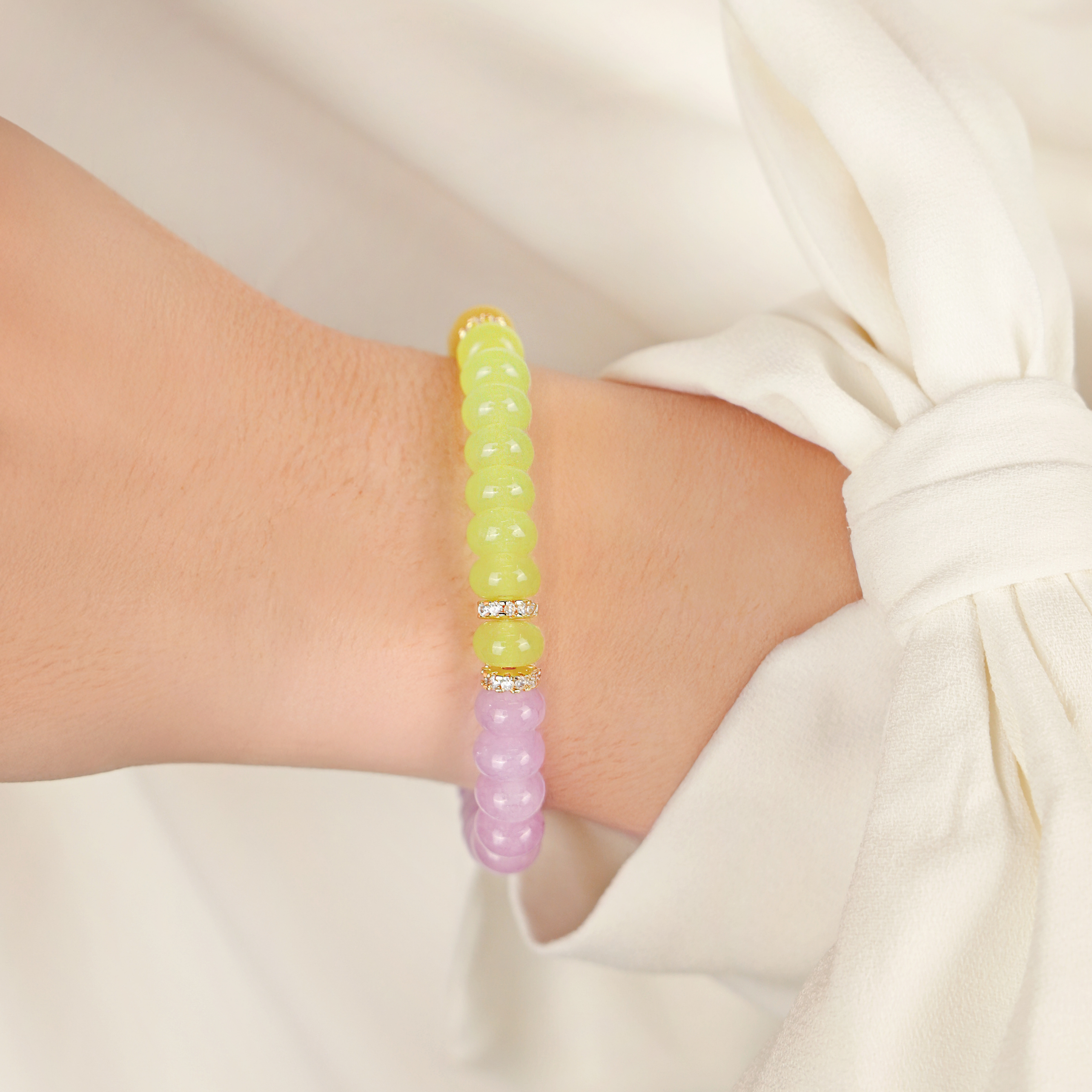 a person wearing a bracelet