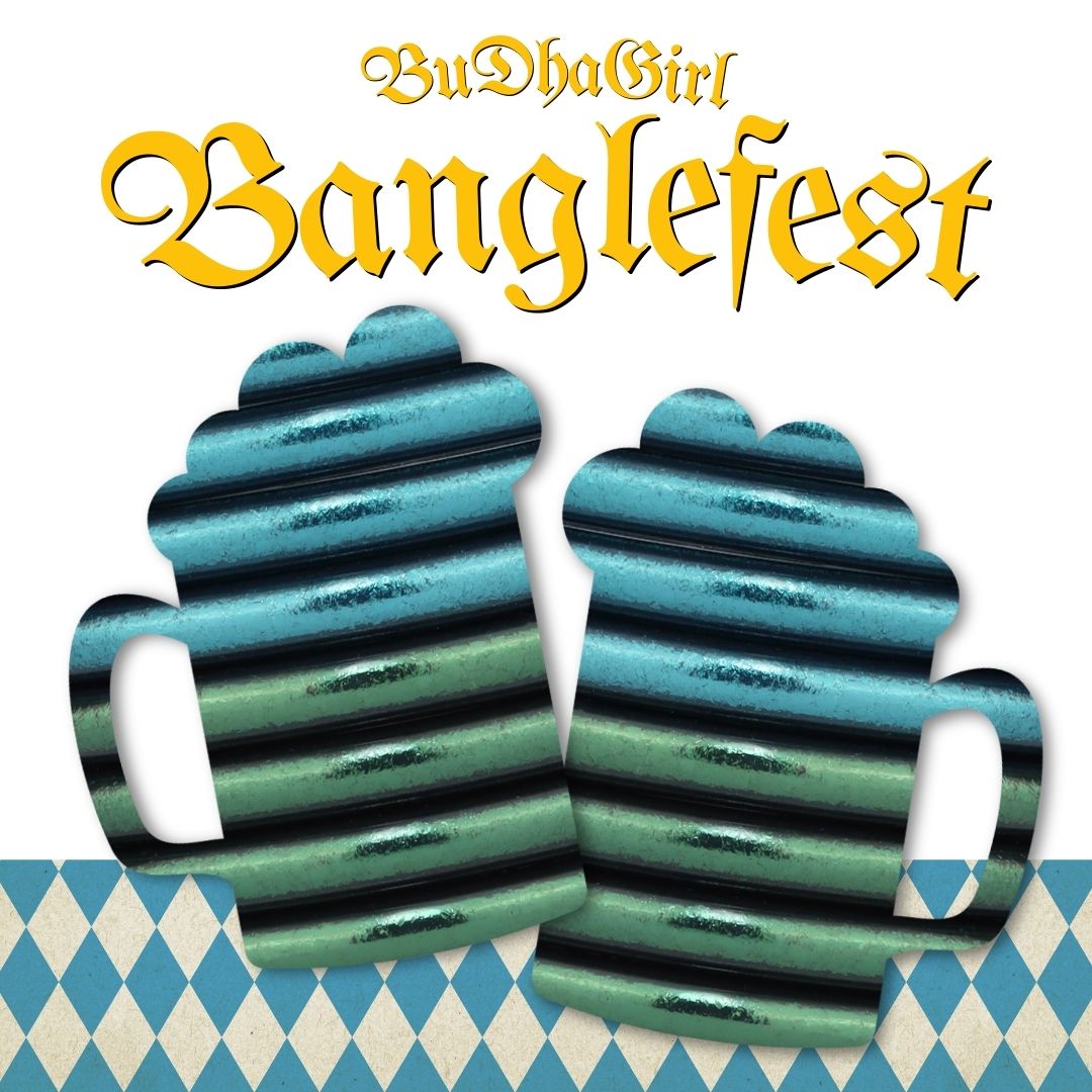 Frond and Plume All Weather Bangles Bracelets Bundle for Banglefest | BuDhaGirl