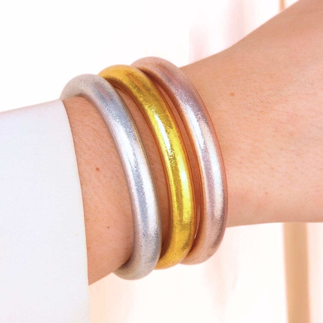 Mixed Gold Tzubbie All Weather Bangles® Bundle | BuDhaGirl