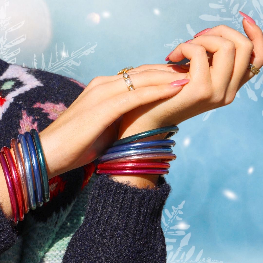 Holiday Bangle Bracelet Stack | BuDhaGirl