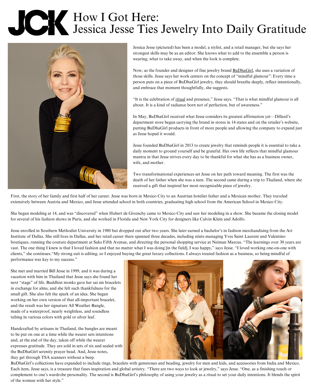 JCK How I Got Here Jessica Jesse Ties Jewelry Into Daily Gratitude | BuDhaGirl